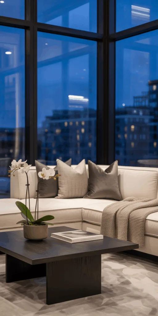 Luxury loft interior design project by Rachel Buscall