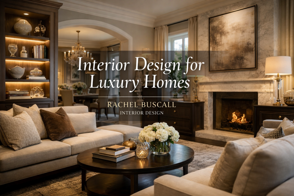 Interior Design for Luxury Homes by rachel buscall